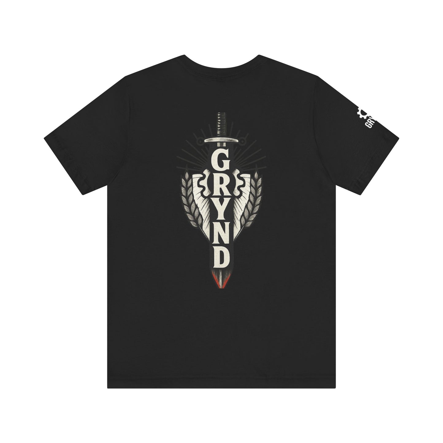 GRYND Sword Emblem Premium Black Tee