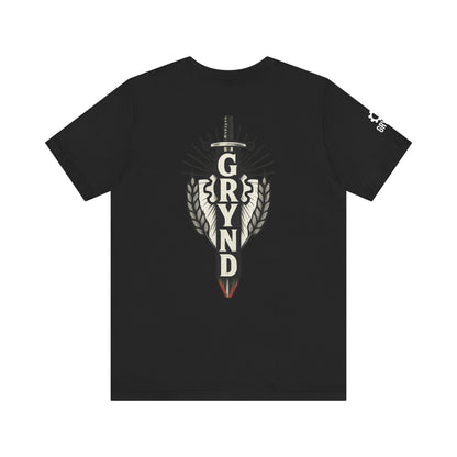 GRYND Sword Emblem Premium Black Tee